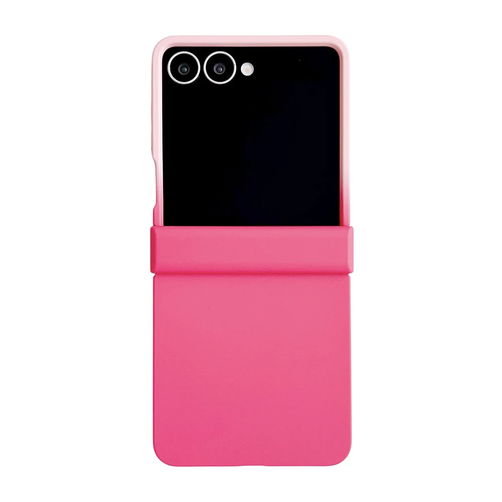 Original Liquid Silicone Hinge Stand Case Samsung Galaxy Z Flip 7 6 5 4 3 Matte Skin Shockproof Candy Ultra Thin PC Soft Cover