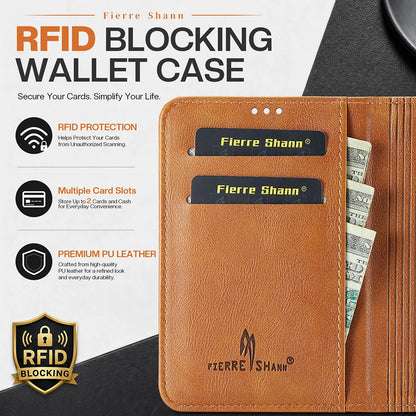 Detachable Magnetic Wallet Leather Flip Case For iPhone Duo Removeable Book Cover