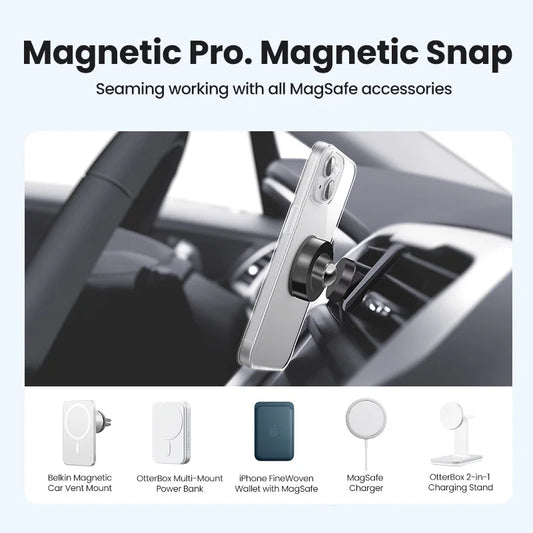 UGREEN Magnetischer Metallring für MagSafe iPhone 16 15 14 Pro Android Handys Plattenaufkleber Ringe für MagSafe Wireless Ladegerät Ständer