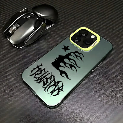 Fashion Graffiti Phone Case For iPhone 17 17e 16e 16 15 14 13 12 11 Pro Max Air Plus H-H-HellstarS-Anti Fall Matte Back Cover