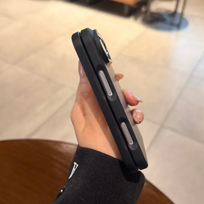 Matte Translucent Slim for Magsafe Magnetic Fold Case for iPhone Duo Skin Feel Hinge Protect Anti Fingerprint Hard Frosted Cover
