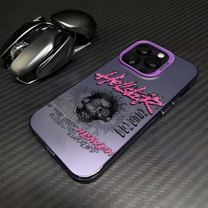 Fashion Graffiti Phone Case For iPhone 17 17e 16e 16 15 14 13 12 11 Pro Max Air Plus H-H-HellstarS-Anti Fall Matte Back Cover