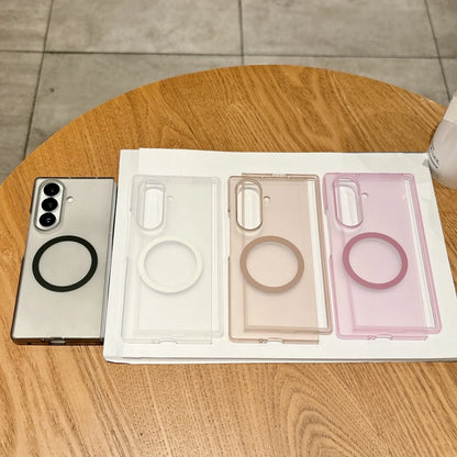 Frosted Magnetic Wireless Charging Shockproof Case Samsung Z Fold