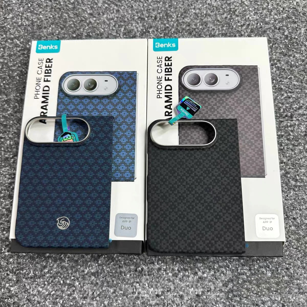 Original BENKS ArmorGrid Air Aramid Fiber Case For Iphone Duo Case,ONLY Back Cover,With Kevlar And MagSafe
