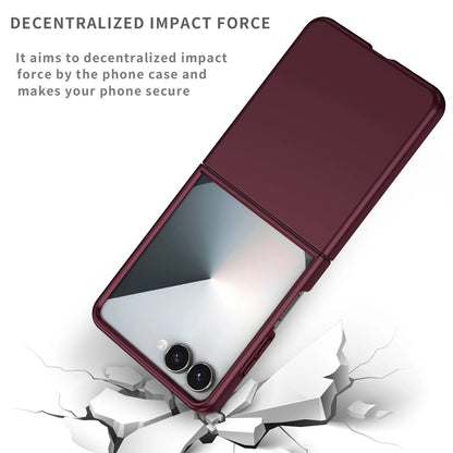 Protective Funda Case for Samsung Galaxy Z Flip7 FE Flip6 Flip 6 7 5G Flip5 Flip4 Flip3 Flip 4 3 5 Anti-Fingerprint Accessories
