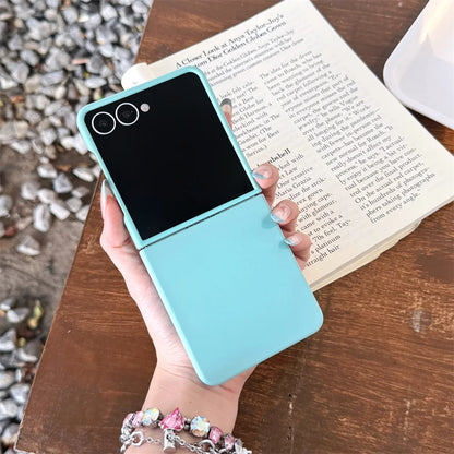 Liquid Silicone Matte Soft Phone Case for Samsung Galaxy Z Flip 7 Flip6 Flip5 Flip7 FE Protective Shockproof Cover for Z Flip 7
