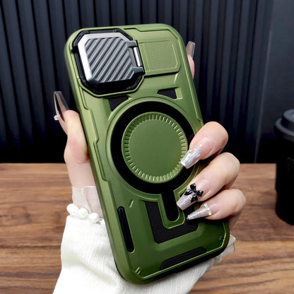 Shockproof Armor Case For iPhone 17 Air 16 15 14 13 12 Pro Max For Magsafe Mag Safe Wireless Charge Full Protective Lens Covers