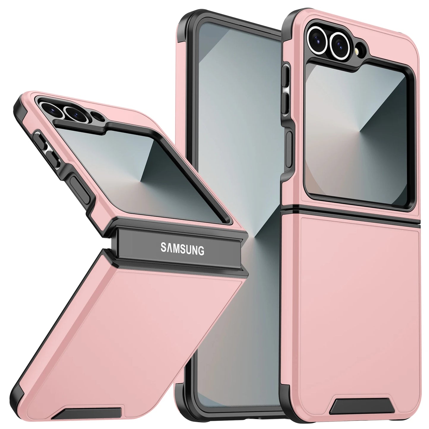 Luxury Original Official Slim Matte Protection Phone Case Samsung Galaxy Z Flip 7 6 5 4  For Wireless Charging Shockproof Cover
