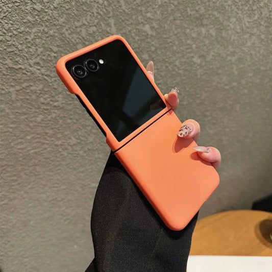Für Motorola MOTO Razr 60 50 Ultra Hülle Einfache Flip PC Hautfreundliche und sturzsichere Abdeckung für MOTO Razr60 50 Ultra Funda