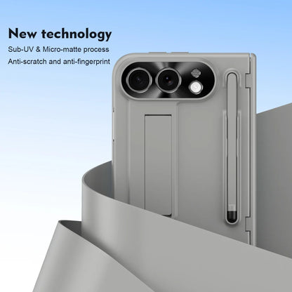 For iPhone Duo Fold Bracket Phone Case with S Pen Hinge Protection Shockproof Full Cover Glass Screen Protector for iPhone Ultra