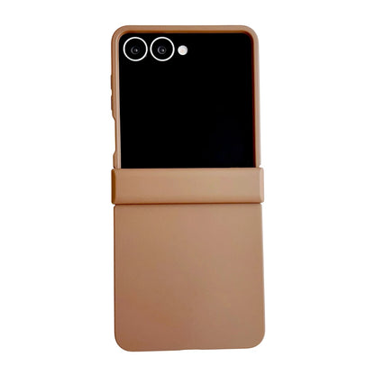 Original Liquid Silicone Hinge Stand Case Samsung Galaxy Z Flip 7 6 5 4 3 Matte Skin Shockproof Candy Ultra Thin PC Soft Cover