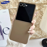 For Samsung Galaxy Z Flip 7 5 6 4 3 Case Matte Slim Case Liquid Silicone Luxury Ultra Thin Shockproof Soft Cover For Samsung 7