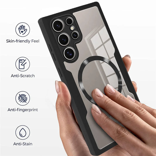 360 Full Body Magnetic Shockproof Soft Phone Case Samsung