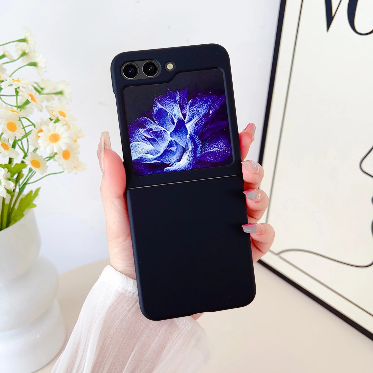 Z Flip7 Case Ultra Thin Matte Slim for Samsung Galaxy Z Flip 7 6 5 ZFlip 4 3 5G flip6 Gradient Color Hard Shockproof PC Cover
