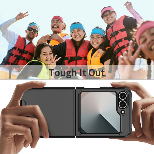 Luxuriöse Original Offizielle Schlanke Matte Schutz Handyhülle Samsung Galaxy Z Flip 7 6 5 4 Für Kabelloses Laden Stoßfeste Abdeckung