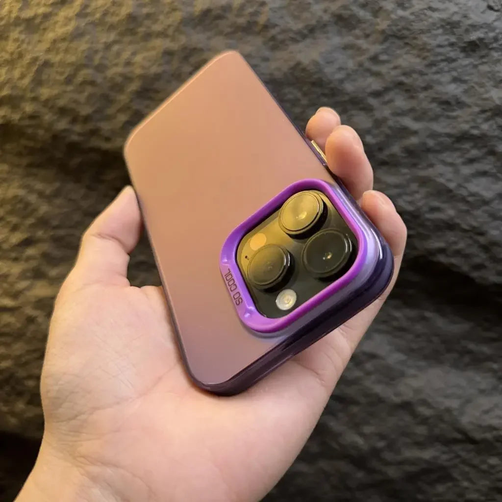 Funda Laser Metallic Aurora Color Matte Case For Xiaomi Redmi Note 14 13 12 11 10 Pro Plus 5G 4G 9S Hard Shockproof Bumper Cover