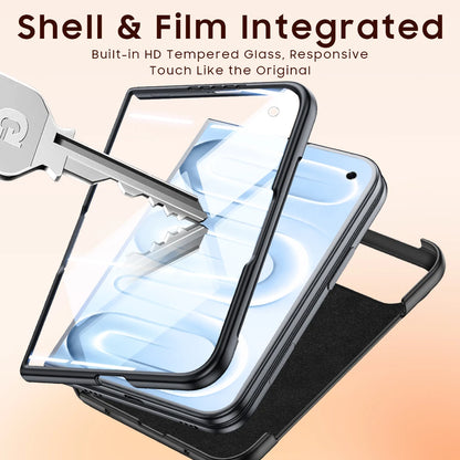 Luxury Vintage Sheepskin Texture Phone Case For iPhone Duo 18 Fold 18 Ultra Matte Skin Feeling Shockproof Cover