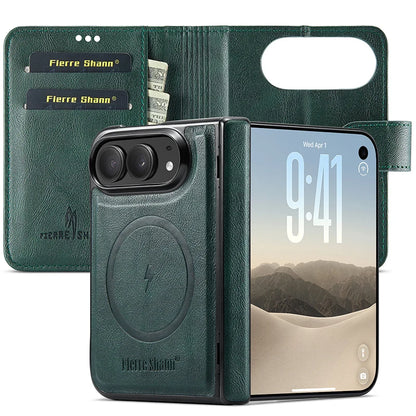 Detachable Magnetic Wallet Leather Flip Case For iPhone Duo Removeable Book Cover
