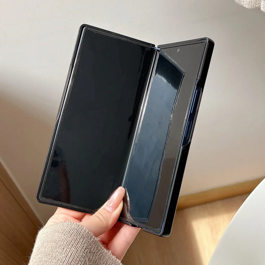 Carbon Fiber Magnetic Wireless Charging Shockproof Case Samsung Z Fold