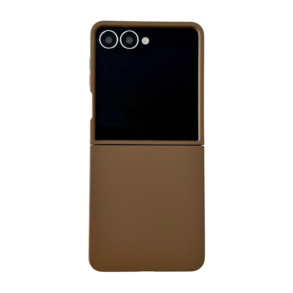 For Samsung Galaxy Z Flip 7 5 6 4 3 Case Matte Slim Case Liquid Silicone Luxury Ultra Thin Shockproof Soft Cover For Samsung 7