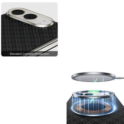 Original BENKS ArmorGrid Air Aramid Fiber Case For Iphone Duo Case,ONLY Back Cover,With Kevlar And MagSafe