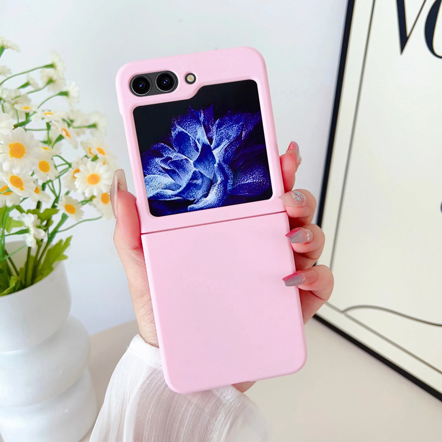 Z Flip7 Case Ultra Thin Matte Slim for Samsung Galaxy Z Flip 7 6 5 ZFlip 4 3 5G flip6 Gradient Color Hard Shockproof PC Cover