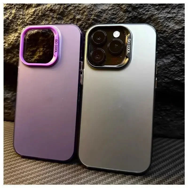 Luxury Metallic Matte Phone Case For Realme Note 50 C67 C65 C63 C61 C55 C53 C51 C35 C33 C31 C30 C20 C21 C25 C11 C12 C15 C3 Cover