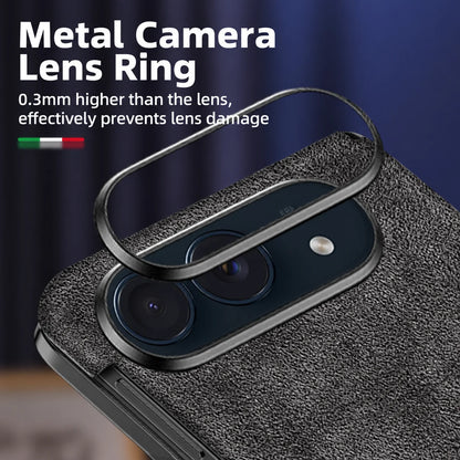 For iPhone Duo 100% Real ALCANTARA Magnetic Case With MagSafe Supercar Same Suede Luxury Leather Cover For iPhone Duo