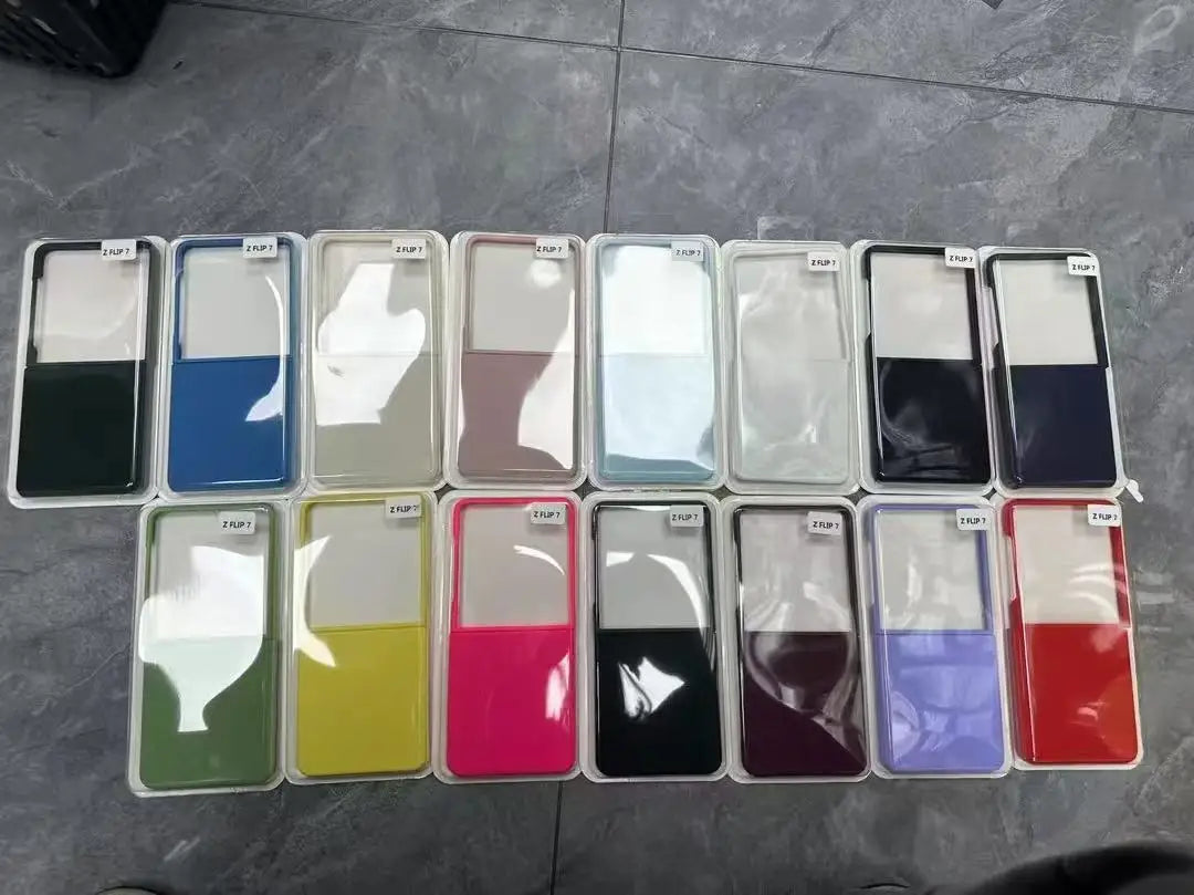 Liquid Silicone Case for Samsung Z Flip 7 Slim Ultra Thin Skin Feel Men Women Cover for Samsung Galaxy Z Flip 7 FE 6 5 4 3 2 1