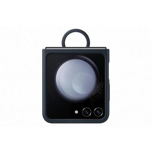 Original Flüssigsilikon-Ring-Hülle für Samsung Galaxy Z Flip5, Echtes Anti-Sturz Anti-Rutsch Schutzhülle für faltbares Handy