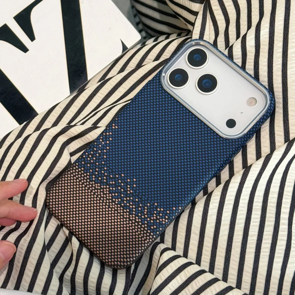 Aramid fiber carbon fiber shockproof ultra slim phone case iphone - product image