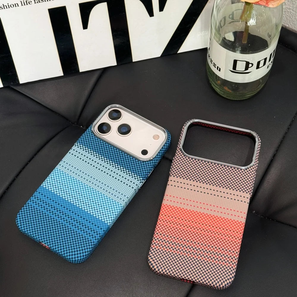 Aramid fiber carbon fiber shockproof ultra slim phone case iphone - product image