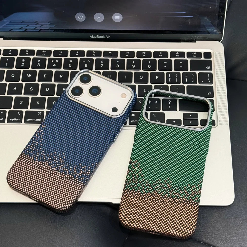 Aramid fiber carbon fiber shockproof ultra slim phone case iphone - product image