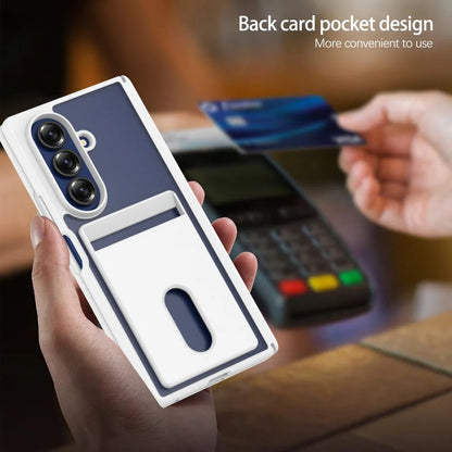 Armor matte slot card holder wallet transparent hinge case samsung z fold - product image