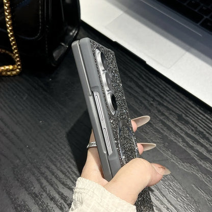 Bling diamond rhinestones magnetic soft cover fold - product image