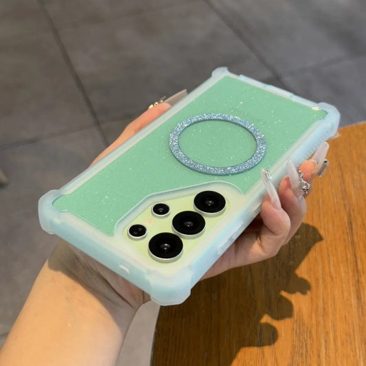 Bling glitter magnetic shockproof cover - product image