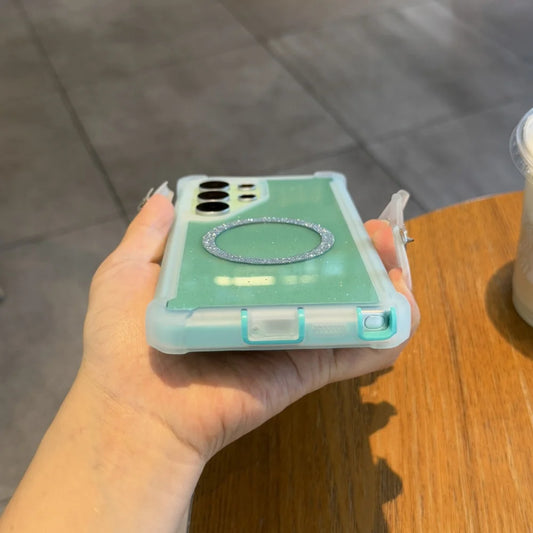 Bling glitter magnetic shockproof cover - product image