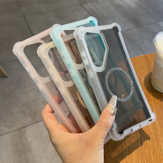 Bling glitter magnetic shockproof cover - product image