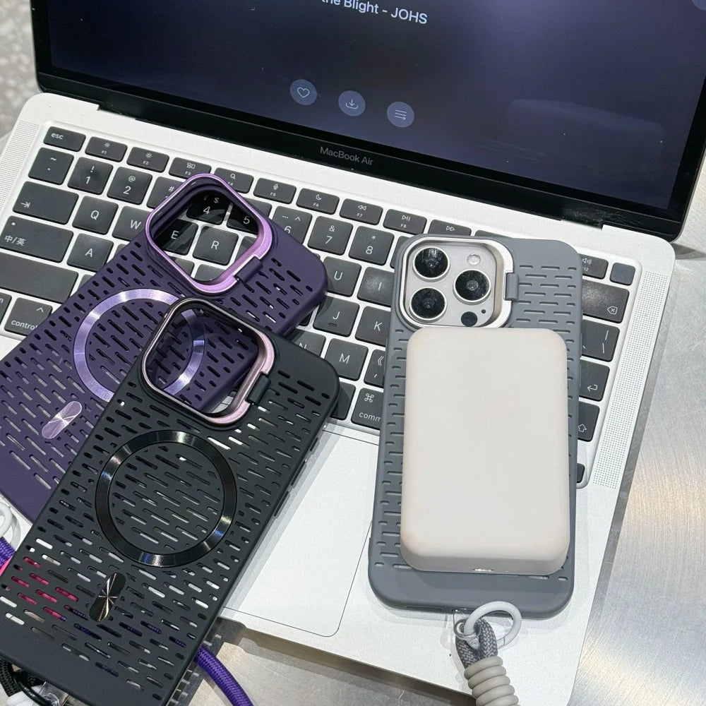 Breathable magnetic wrist strap shockproof case - product image