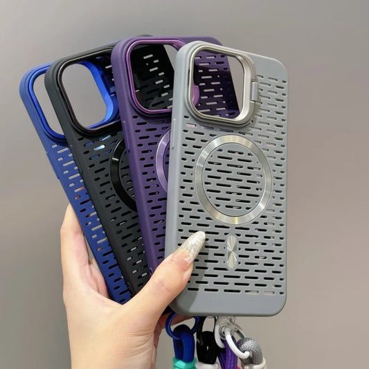 Breathable magnetic wrist strap shockproof case - product image