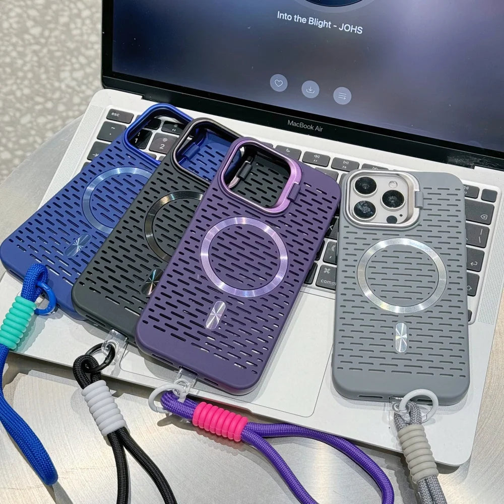 Breathable magnetic wrist strap shockproof case - product image