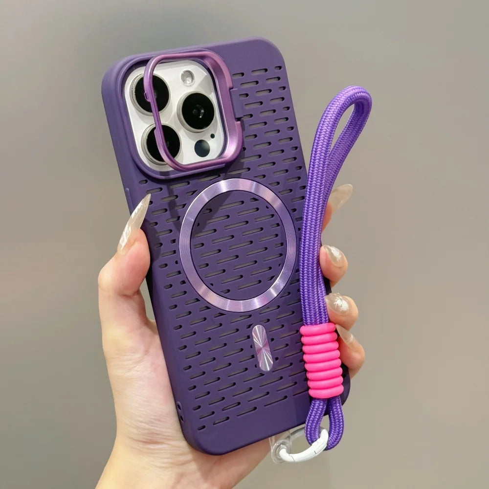 Breathable magnetic wrist strap shockproof case - product image