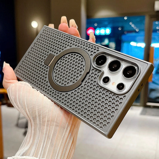 Breathable ring magnetic heat dissipation silicone case - product image