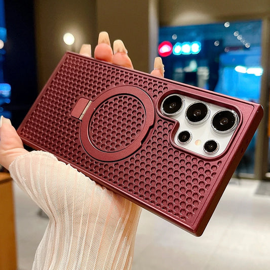 Breathable ring magnetic heat dissipation silicone case - product image