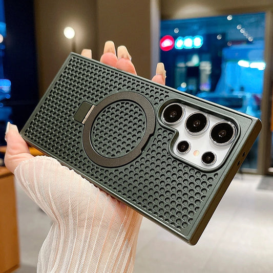 Breathable ring magnetic heat dissipation silicone case - product image