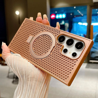 Breathable ring magnetic heat dissipation silicone case - product image