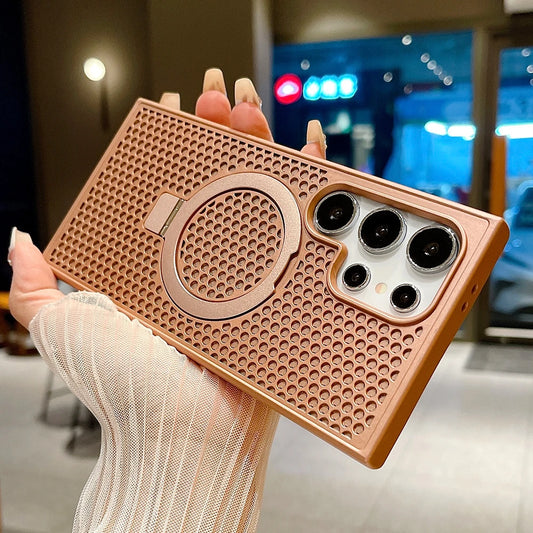 Breathable ring magnetic heat dissipation silicone case - product image