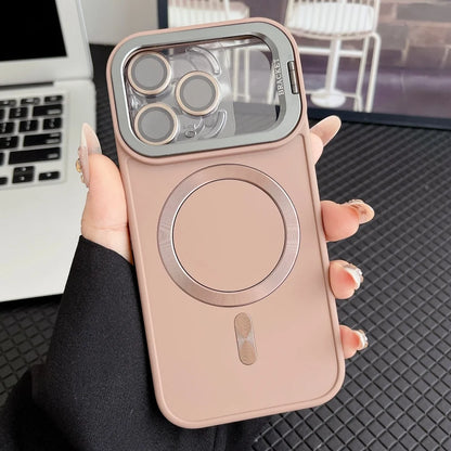 Camera protective matte magnetic fold lens stand soft case - product image