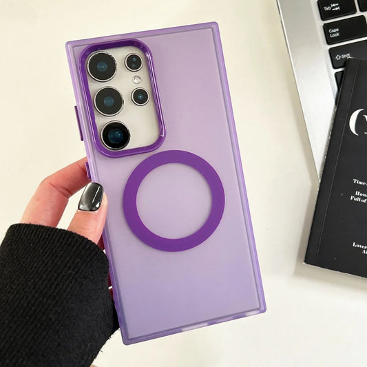 Candy matte magnetic wireless charging case samsung - product image