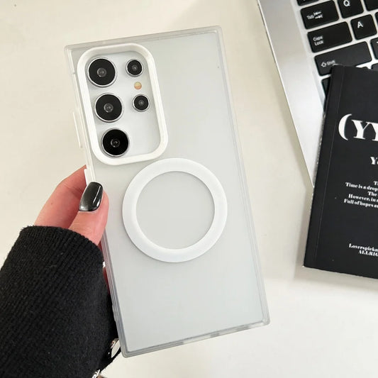 Candy matte magnetic wireless charging case samsung - product image